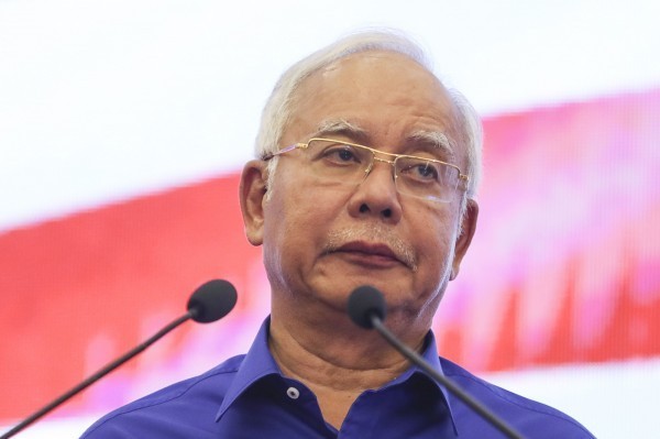 馬來西亞前總理納吉布（Najib Razak）。（歐新社）
