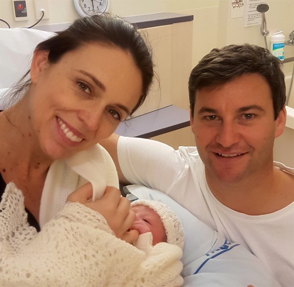 紐西蘭37歲女總理阿爾登（Jacinda Ardern）今天順利誕下1名女嬰。（路透）