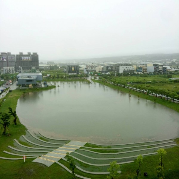 雨用倒的圓林園變成 圓林湖 生活 自由時報電子報