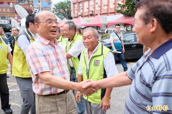 謝長廷當年打「郝宅」大輸17萬票，蘇貞昌認為，時空不同，不能互相比喻援引。（記者林欣漢攝）