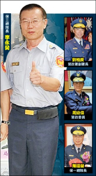 高雄市警察局局長何明洲申請提早退休，接任人選以保三總隊長李永癸呼聲最高，警政署副署長劉柏良、警政委員周幼偉、保一總隊長陳福榮等人也被點名可能出線。（資料照）