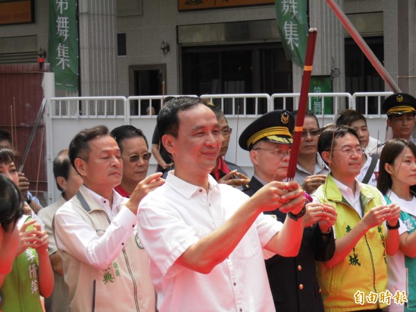 新北市長朱立倫。（記者陳心瑜攝）