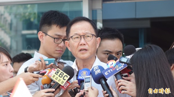 國民黨台北市長參選人丁守中今出席公開活動，被問到若雨下在台北，要怎麼處理，丁則回應「我還沒當市長，對目前情況不了解」。（資料照）