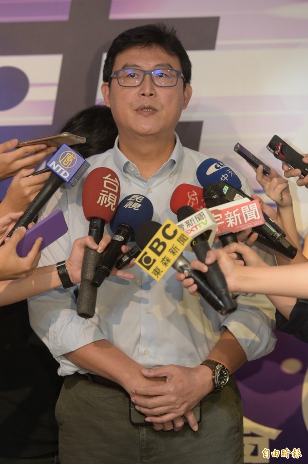 對於批北捷無防洪被打臉，民進黨台北市長參選人姚文智說，柯市府慣用官僚體系混淆視聽。（記者張嘉明攝）