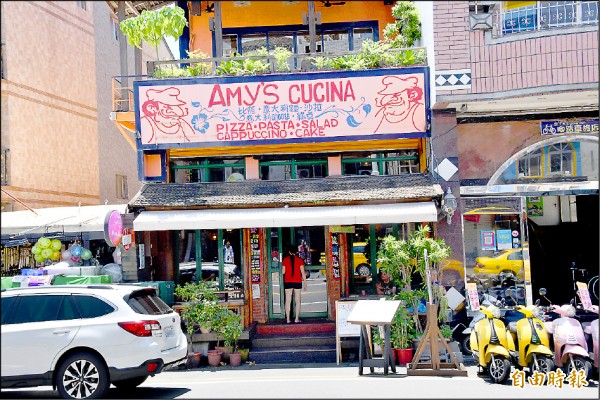 三大20年名店僅剩「AMY’S CUCINA」餐廳苦撐。
（記者蔡宗憲攝）
