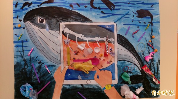 青年學生自發淨灘海廢 主題繪畫巡迴展覽 生活 自由時報電子報