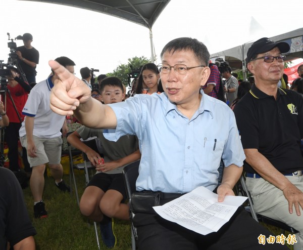 外傳台北市長柯文哲陣營放話，時代力量想合作就不要猶豫，否則最後可能連一席議員都選不上。（資料照）