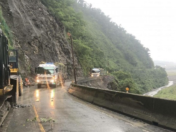 中橫宜蘭支線嘉蘭路段，明天到19日施工交管。（圖由宜蘭縣議員陳傑麟提供）