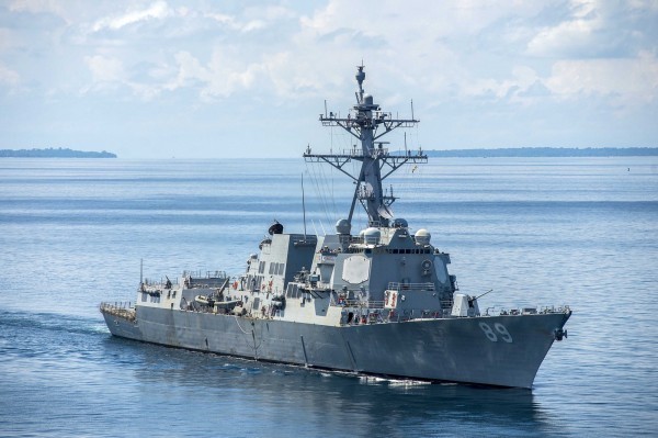 《路透》報導，美國正在考慮再派軍艦通過台灣海峽。圖為美國海軍伯克級驅逐艦馬斯廷號（DDG-89）。（擷取自美國海軍官網）