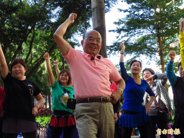 轟侯友宜威權觀念未進步，蘇貞昌說，若是今天不會用他擔任警政署長。（記者陳心瑜攝）