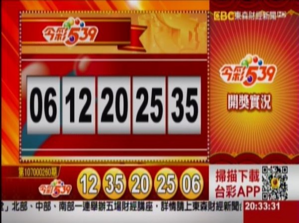 10 30 大樂透 雙贏彩 今彩539 開獎囉 社會 自由時報電子報