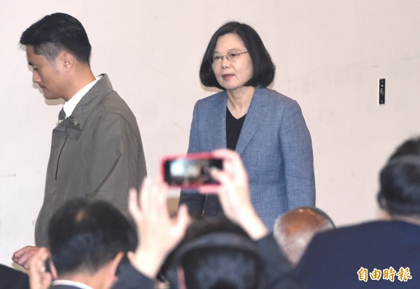 總統蔡英文說，民主台灣不可能、也不允許走回過去的黨國戒嚴時期。（資料照）