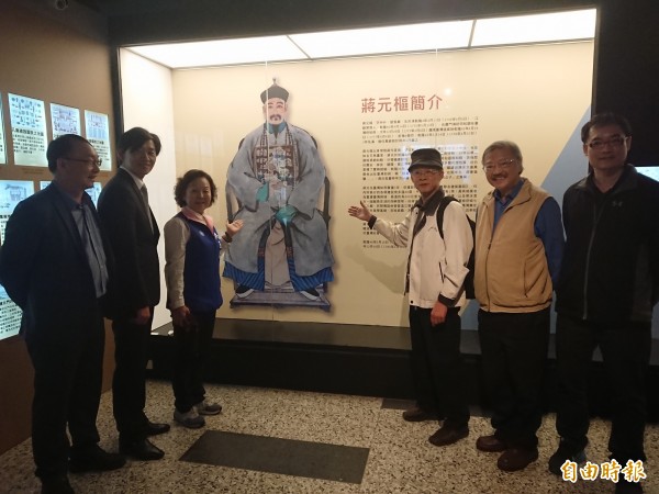 台灣知府蔣元樞紀念特展，今（22）日在鄭成功文物館開展。（記者洪瑞琴攝）