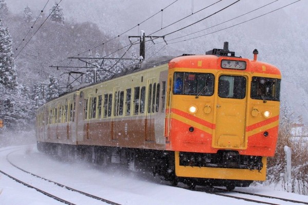 信濃鐵道115系列車。（台鐵提供）