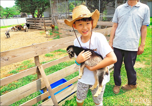 草屯私人鳥園有迷你動物區，業者計畫未來也開放讓遊客能親近動物。（記者陳鳳麗攝）