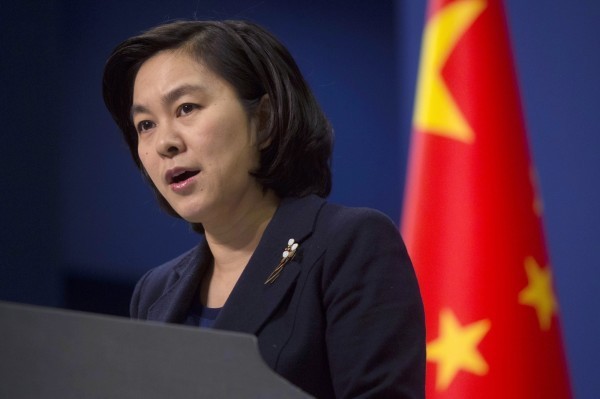 中國外交部發言人華春瑩14日重申，中方堅決反對任何國家向台灣出售武器，不允許有關企業以任何形式參與台灣潛艦專案。（美聯社）