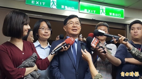 台北市副市長彭振聲說，已與農委會主委陳吉仲約下週見面。（記者楊心慧攝）