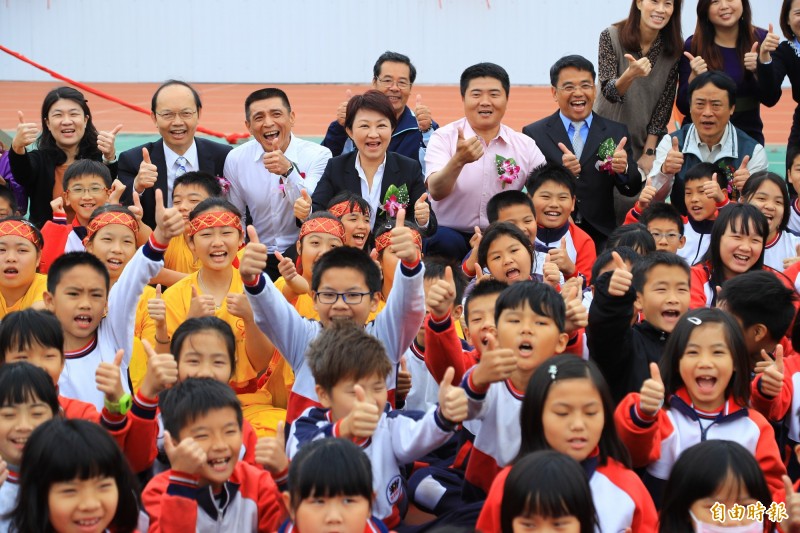 龍井龍港國小重建二層樓的教學大樓 生活 自由時報電子報