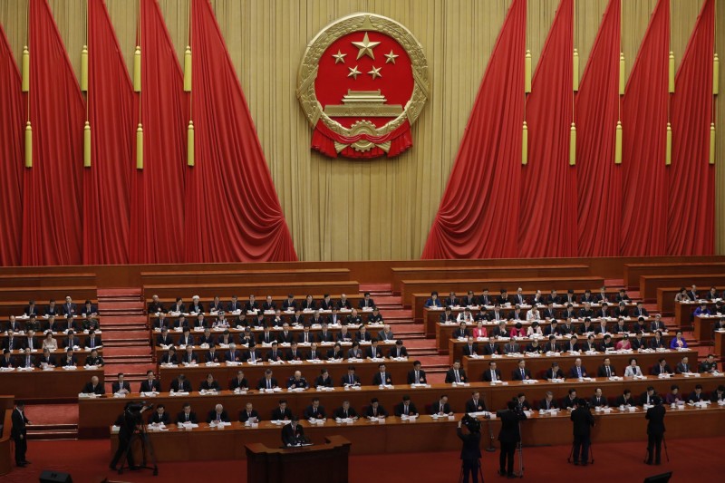 香港區全國人大代表王敏剛，昨晚病逝，成為本屆中國全國人大首位會期內病逝的人大代表。（歐新社）