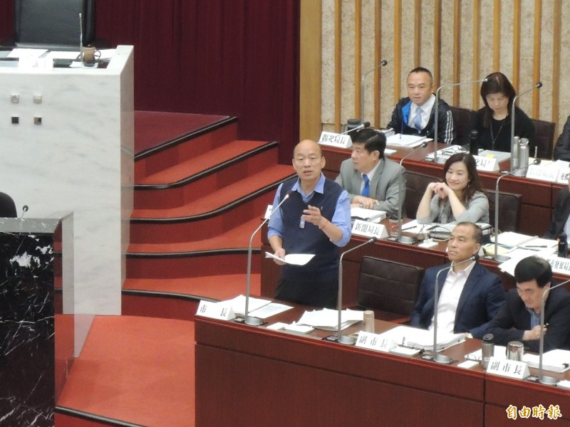 韓國瑜扯中國「內戰」盼避免戰爭 綠議員：我們不是中國人