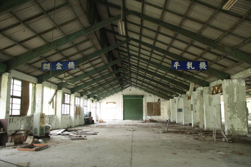 彰化榮民工廠為典型的鋼結構設計，內部相當寬敞。（圖：巫宛萍提供）
