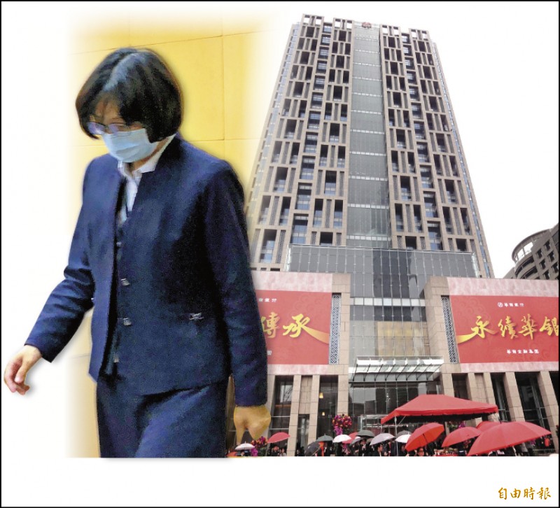 華南銀行襄理張秀米（見圖）涉盜領客戶存款，因籌不出500萬元交保，被改聲押。（記者錢利忠攝）