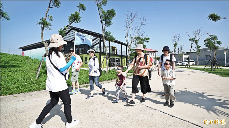 「碳索生活館」也是親子「輕」旅遊的好去處。（記者陳恩惠攝）