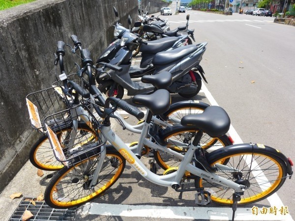 近7000台oBike報廢拍賣後估回收48萬元。（資料照）