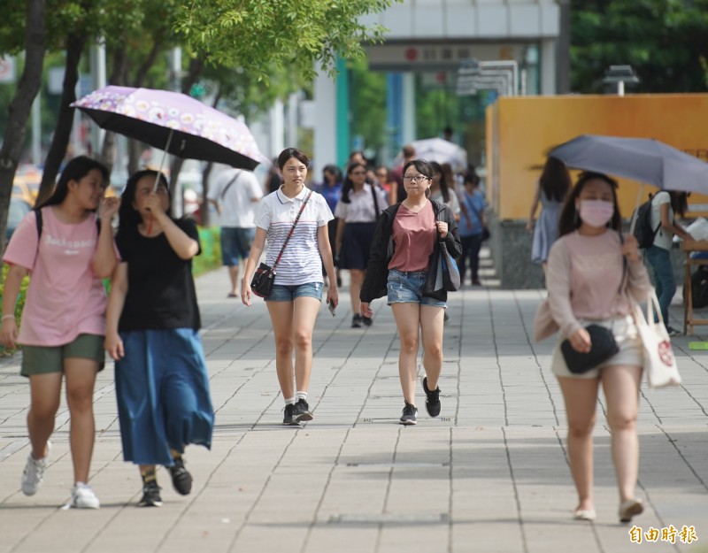 彭啟明表示，週末仍是典型夏季天氣型態，各地偏高溫午後有雷陣雨，而台灣位處大低壓帶，是颱風發展溫床，下週也要持續留意是否有颱風發展可能。（資料照）