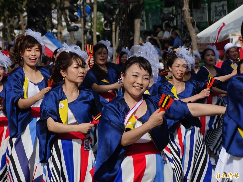 日本高知夜來祭台灣學童泰雅族舞蹈搶眼 生活 自由時報電子報