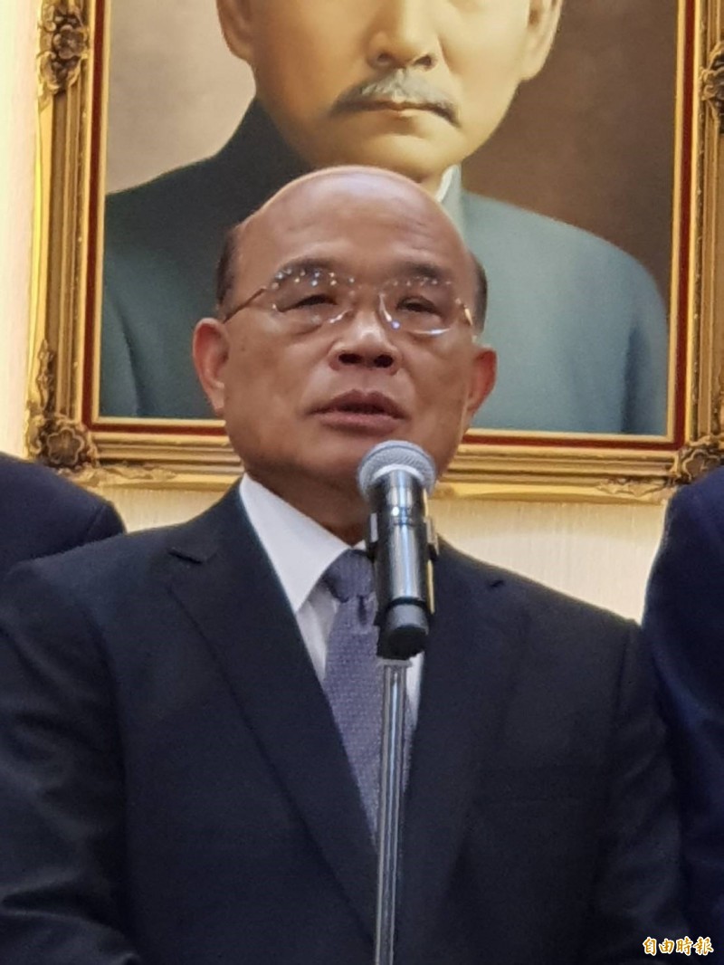 蘇揆拍板明年國防經費三五八０億元。（記者李欣芳攝）