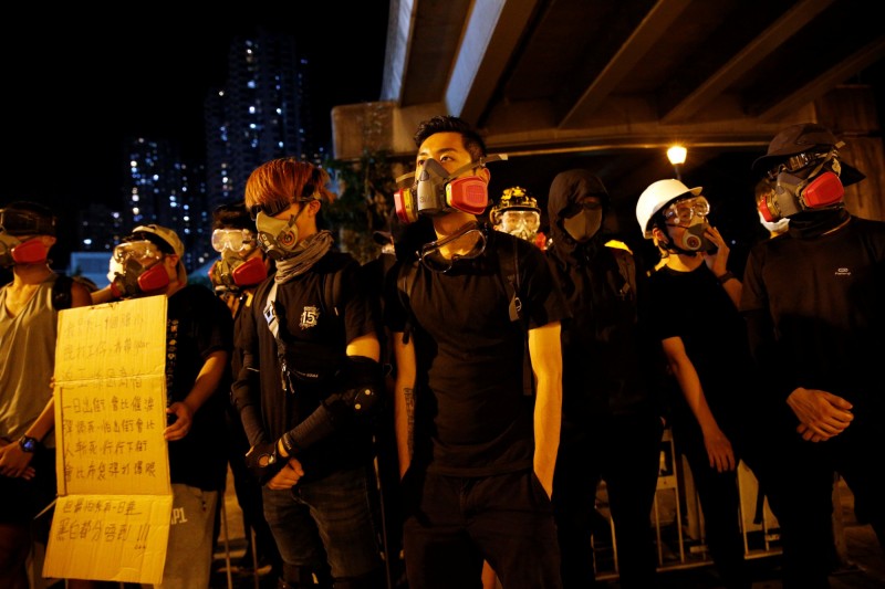 香港民眾抗議不斷。（路透）
