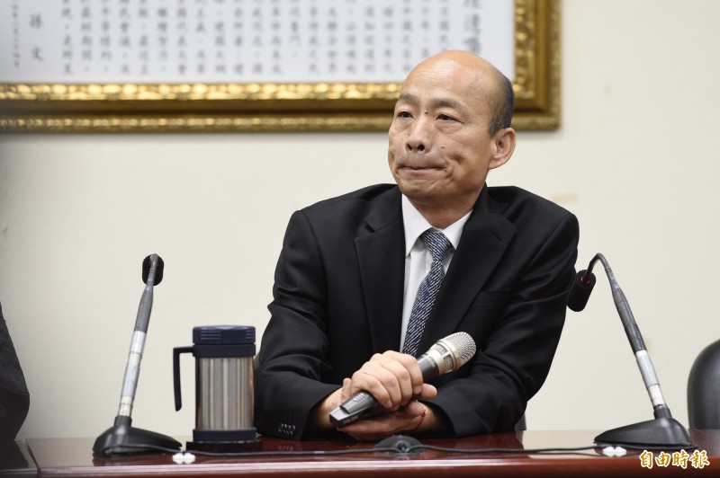 有網友創新成語「遲瑜之殃」,解釋「因為韓國瑜遲到,害得大家苦等」。(資料照) 有網友創新成語「遲瑜之殃」,解釋「因為韓國瑜遲到,害得大家苦等」。(資料照)