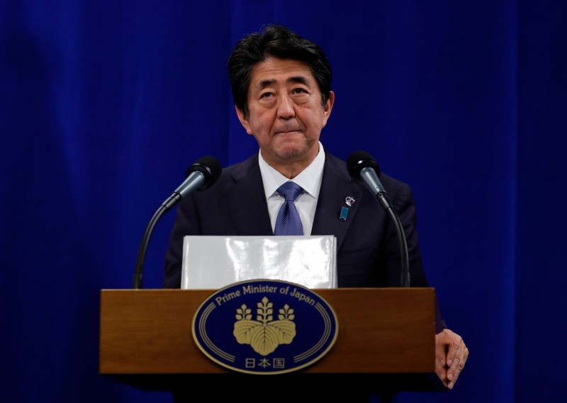 日本首相安倍晉三。（法新社）