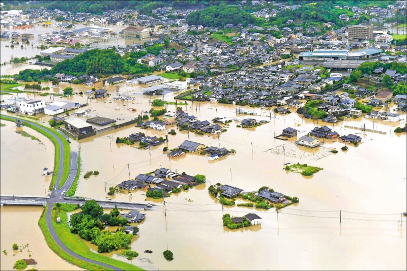 日北九州大雨成災87萬人避難 國際 自由時報電子報