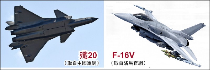 F-16V與殲20