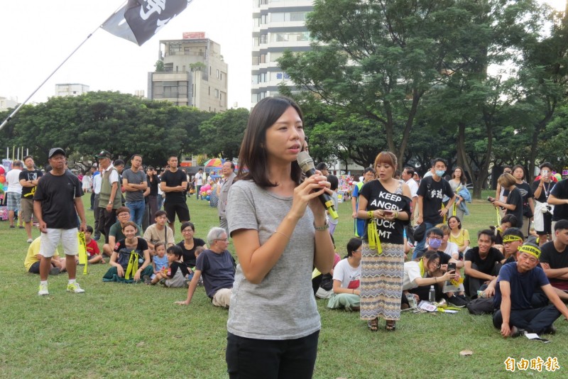 牽手歌唱撐香港中部公民高喊 台灣加油 香港加油 政治 自由時報電子報