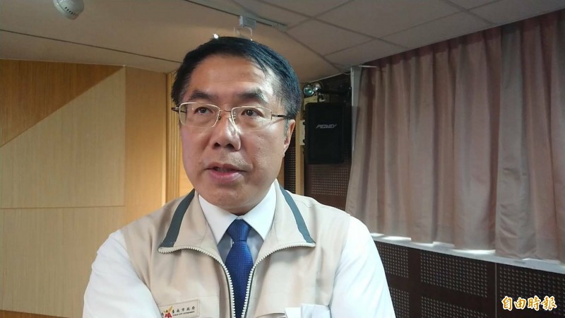 對於香港警察近距離開槍傷學生，台北市長柯文哲的「擦槍走火」說法，台南市長黃偉哲（見圖）認為不妥。（記者洪瑞琴攝）