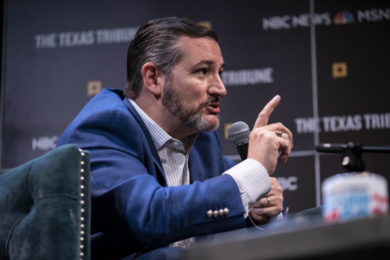 美國共和黨參議員克魯茲(Ted Cruz)等8名國會議員,在給NBA總裁席佛(Adam Silver)的公開信裡呼籲NBA停止在中國的活動。(法新社) 美國共和黨參議員克魯茲(Ted Cruz)等8名國會議員,在給NBA總裁席佛(Adam Silver)的公開信裡呼籲NBA停止在中國的活動。(法新社)
