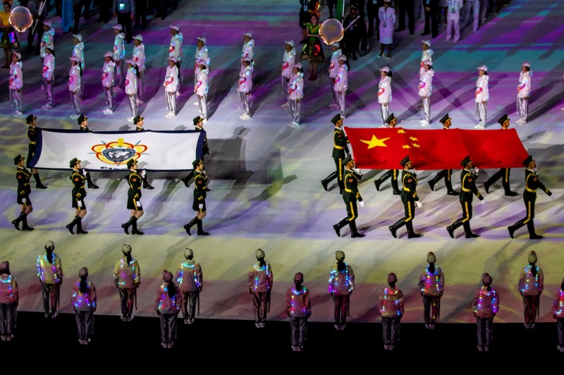 第7屆世界軍人運動會正在中國武漢舉行。（路透）