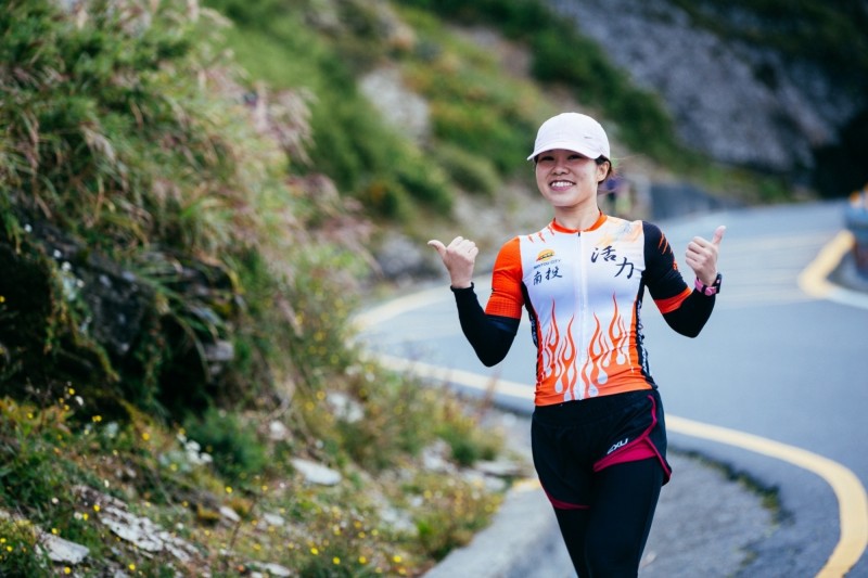 卓靜如熱愛馬拉松運動。（卓靜如提供）