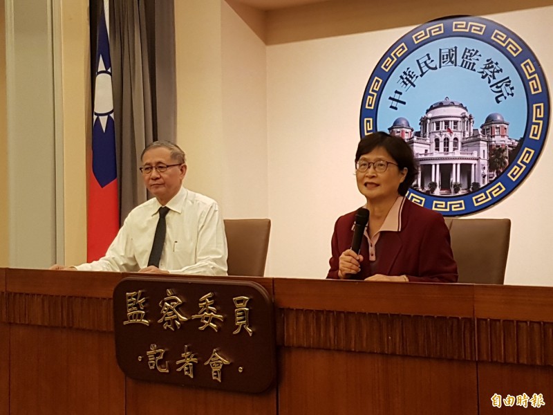 監委仉桂美(右起)、劉德勳。(記者謝君臨攝) 監委仉桂美(右起)、劉德勳。(記者謝君臨攝)