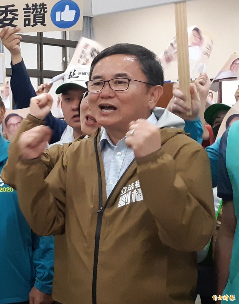 民進黨台東立委參選人劉櫂豪。（記者黃明堂攝）