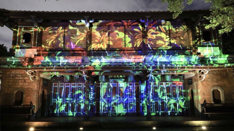 華麗光雕秀板橋林家花園夜浪漫 生活 自由時報電子報