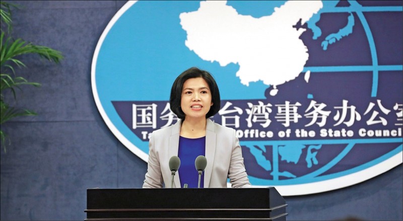 中國國台辦發言人朱鳳蓮在記者會宣稱，「從來都不介入台灣的選舉」。（圖取自網路）
