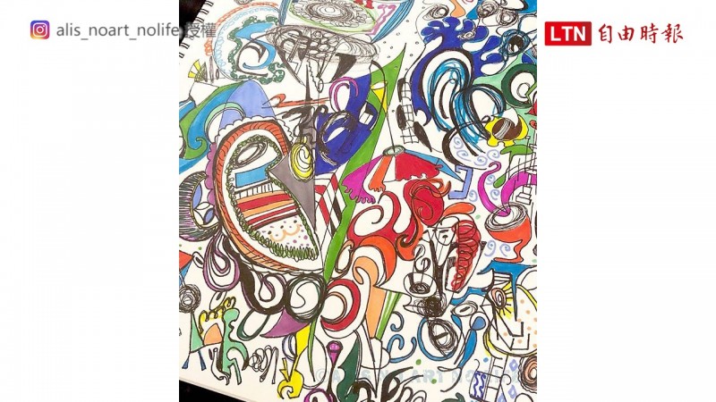 畢卡索轉世是你 13歲女童抽象畫作讓網友懷疑人生 生活 自由時報電子報