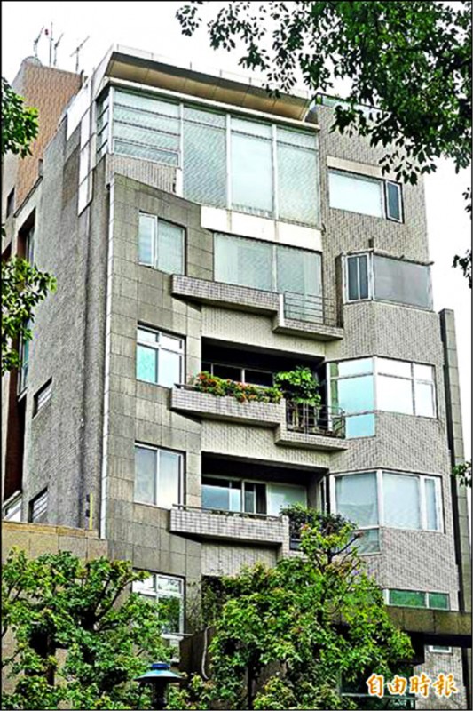 名模洪曉蕾與王世均遭法拍的豪宅位於台北市大安區的「禾康世家」。（資料照）