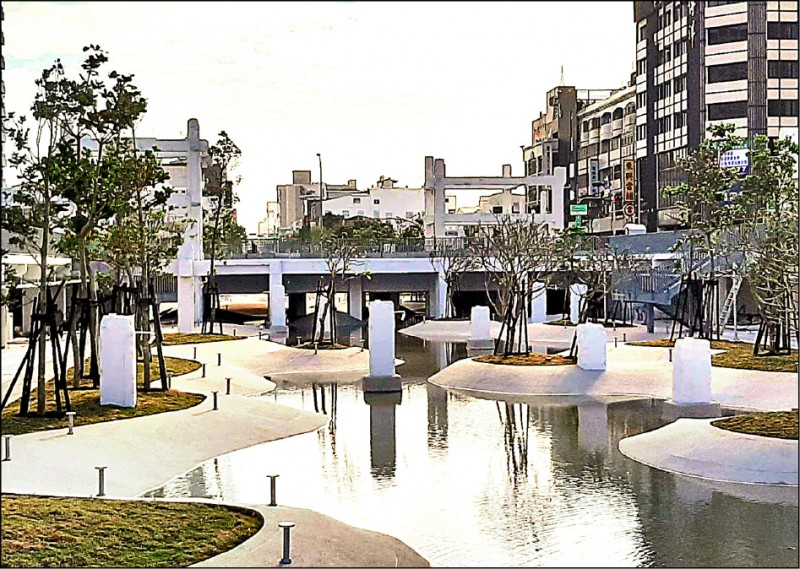 南市「河樂廣場The Spring」將於三月七日開幕啟用。（都發局提供）