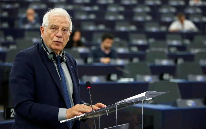 歐盟執委會副主席波瑞爾（Josep Borrell）今（16）日呼籲，歐盟應該要「硬起來」干預國際危機，否則外交政策將持續面臨癱瘓的風險。（路透）