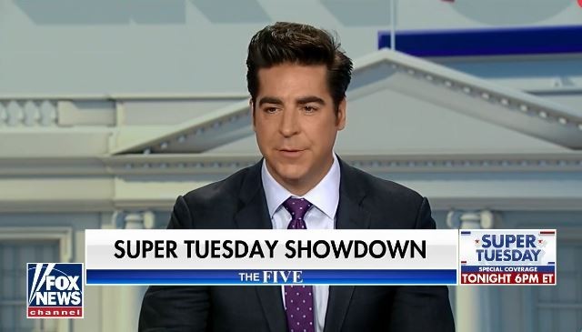 福斯新聞主播Jesse Watters。（圖翻攝自新聞節目畫面）